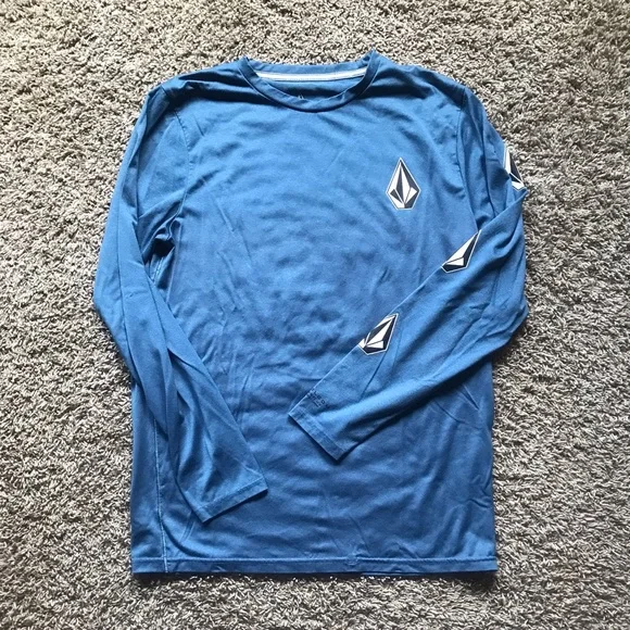 Volcom Athletic Fit Long Sleeve T-Shirt - Picture 1 of 4